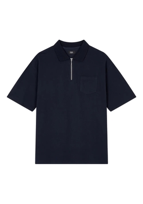 TOMBOY chest-pocket polo shirt - Blue