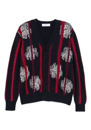 Toga graphic-print cardigan - Blue