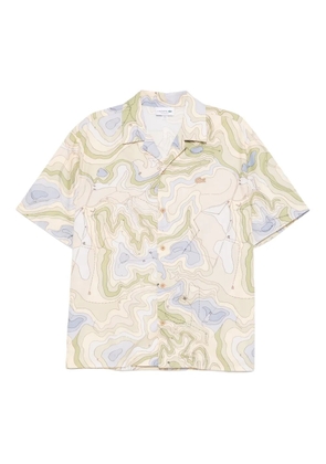 Lacoste logo-embroidered shirt - Neutrals