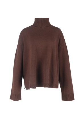 The Frankie Shop Rhea turtleneck sweater - Brown