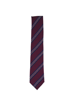 Zegna striped tie - Red