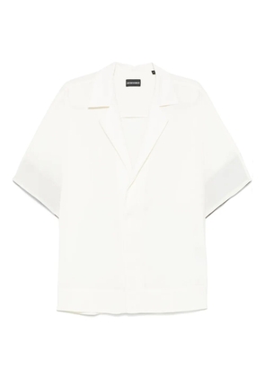 Emporio Armani virgin wool shirt - Neutrals