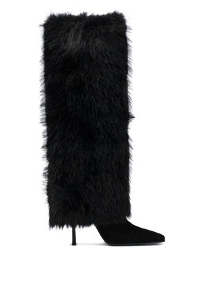 Le Silla 110mm Andy calf-suede knee-high boots - Black