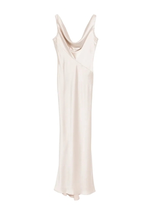 Amsale satin gown - Neutrals