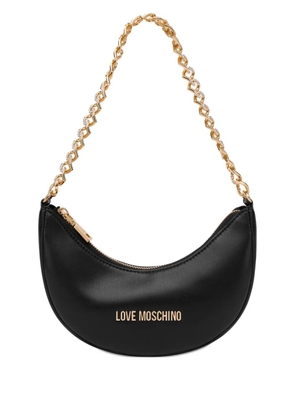Love Moschino chain-link shoulder bag - Black
