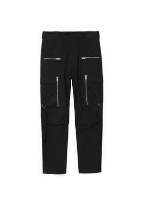 Undercover zip-detail cargo-pocket trousers - Black