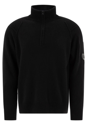 C.P. Company half-zip wool sweater - Black