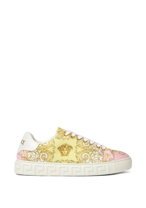 Versace pattern platform sneakers - Yellow