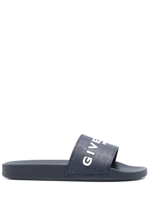 Givenchy monogram 72 slide sandals - Blue