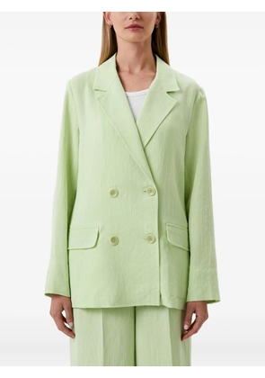 Pennyblack pinstripe double-breasted blazer - Green