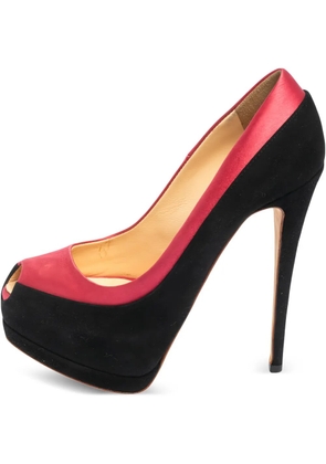 Giuseppe Zanotti Vintage 140mm suede heeled pumps - Black