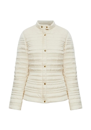 Moncler buttoned puffer jacket - Neutrals