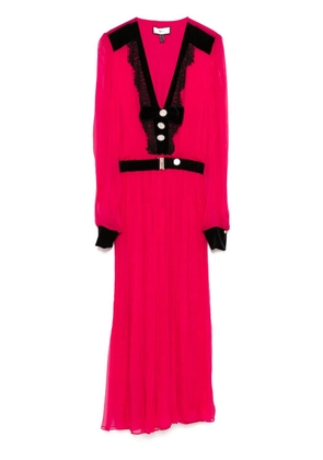 NISSA belted midi dress - Pink