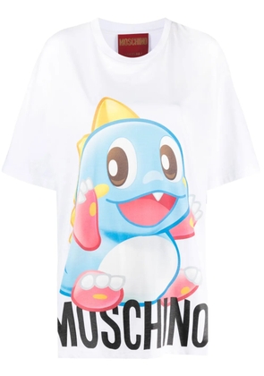Moschino anime-print organic-cotton T-shirt - White