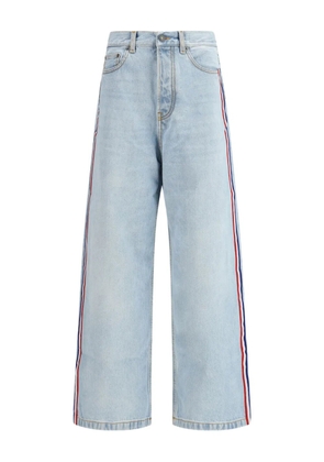 Fiorucci stripe baggy jeans - Blue