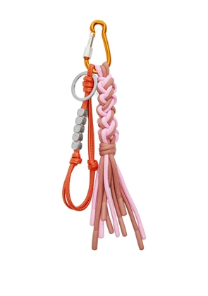 PINKO braided-tassel keyring