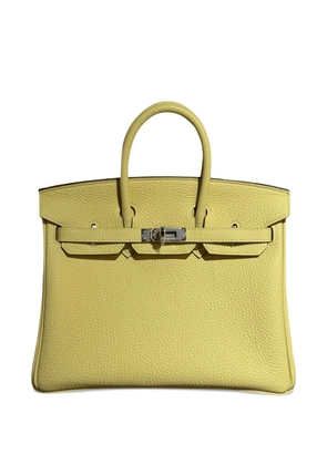 Hermès Pre-Owned 2025 25 Birkin leather tote bag - Yellow