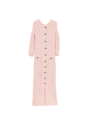 Balenciaga Pre-Owned 2010s tweed button dress - Pink