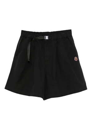 FINGERCROXX embroidered-logo short - Black