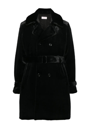 FURSAC double-breasted coat - Black