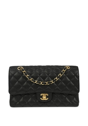 CHANEL Pre-Owned 2016 medium quilted flap shoulder bag - Black