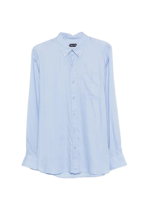 TOM FORD buttoned pocket shirt - Blue