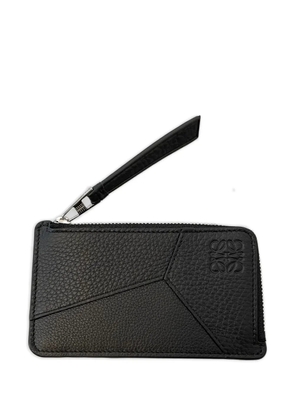 LOEWE Puzzle Edg Coin leather cardholder - Black