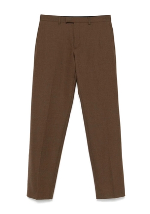 SANDRO pressed-crease trousers - Brown