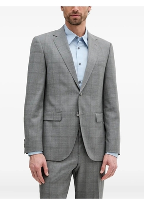 BOSS checked wool suit - Grey