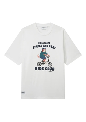 CHOCOOLATE graphic-print T-shirt - White