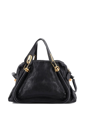 Chloé Pre-Owned Paraty Tassel Top Handle Bag Leather Medium satchel - Black