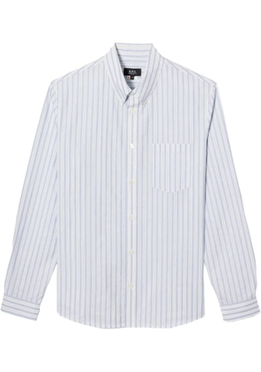 A.P.C. striped shirt - White