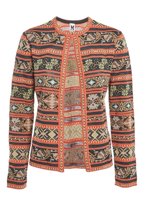 Missoni Pre-Owned striped-knit long-sleeved cardigan - Green