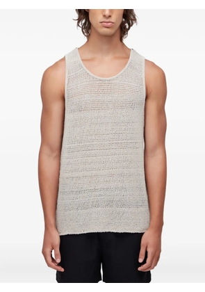 Osklen knitted open-weave shirt - Grey