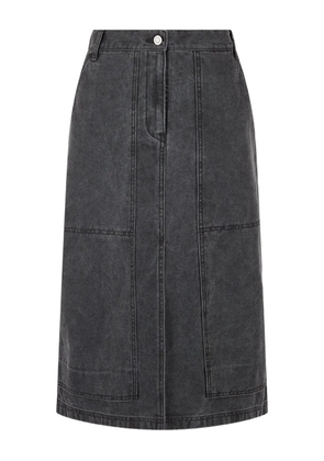 TOMBOY double-pocket denim skirt - Black