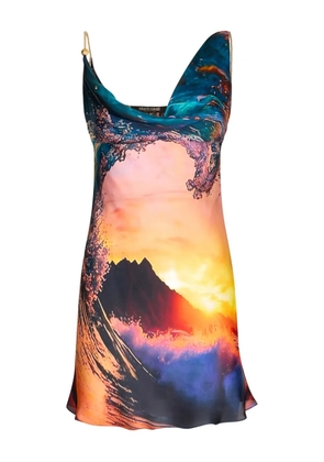 Roberto Cavalli printed dress - Blue