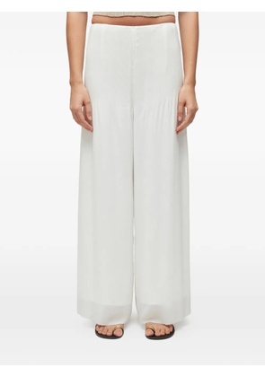Osklen pleated-detail trousers - White