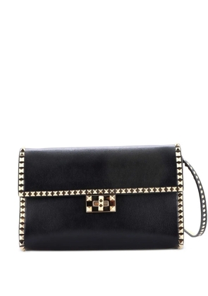 Valentino Garavani Pre-Owned Rockstud No Limit Clutch Leather crossbody bag - Black