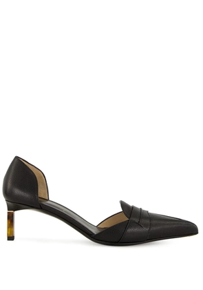 TOM FORD 85mm leather pointed-toe pumps - Black