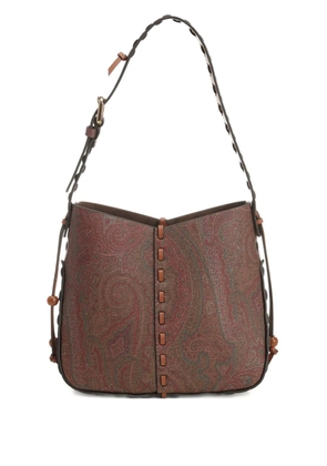 ETRO Arnica 1984 Vulcano paisley-print shoulder bag - Brown