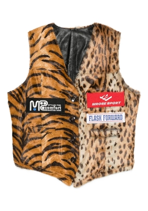 Martine Rose reversible waistcoat - Brown