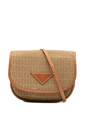 Fendi Pre-Owned 20th Century Mini Zucchino Canvas crossbody bag - Brown