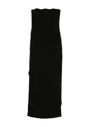 JEAN-LOUIS SABAJI beaded strapless dress - Black