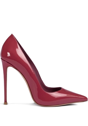 Le Silla 120mm Eva patent-leather pointed-toe pumps - Pink