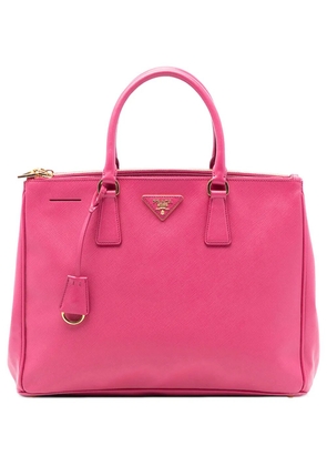 Prada Pre-Owned 2010-2025 Medium Saffiano Lux Galleria Double Zip satchel - Pink