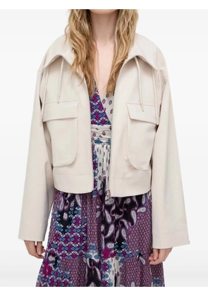 Tiger of Sweden patch-pocket jacket - White