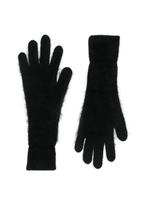 TOTEME brushed gloves - Black