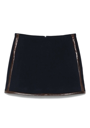 SANDRO zip-fastening mini skirt - Blue