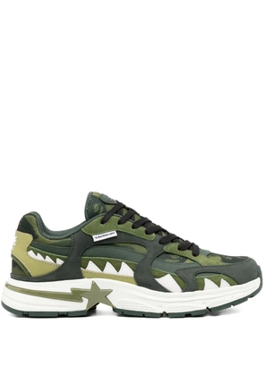 A BATHING APE® star-embellished trainers - Green