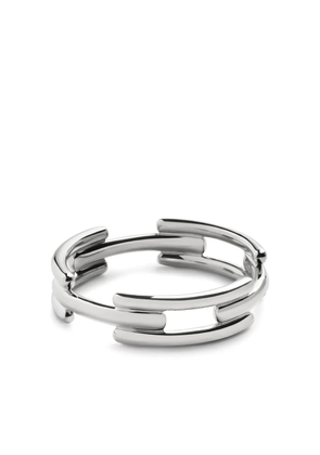Monica Vinader Signature Link stacking ring - Silver